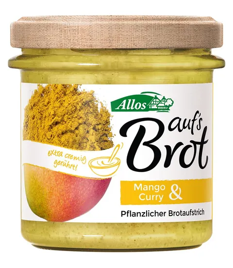 Pasta Kremowa z Mango i Curry BIO 140 g Allos