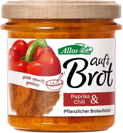 Pasta Kremowa z Papryką i Chili BIO 140 g Allos