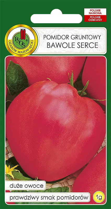 Pomidor gruntowy OXHEART (typ Bawole Serce) 1g