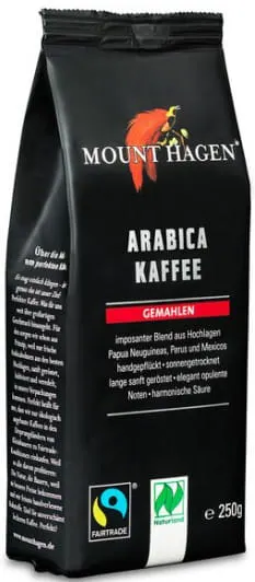 Kawa Mielona Arabica Palona FT BIO 250 g Mount Hagen