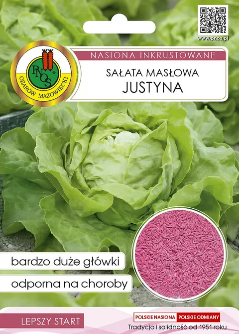 PNOS Sałata masłowa Justyna 1g nasiona inkrustowane