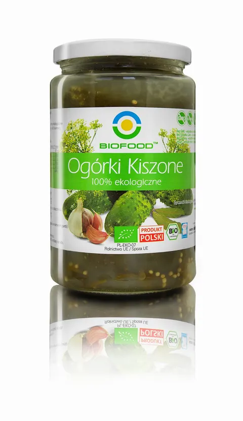Ogórki Kiszone BIO 700 g (400 g) Bio Food