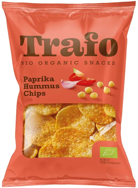 Chipsy z Ciecierzycy Paprykowo - Czosnkowe BIO 75 g Trafo