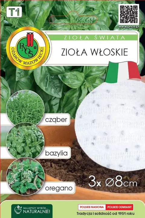 Pnos mieszanka ziół włoskich - cząber, bazylia, oregano 3x8g Zioła Świata