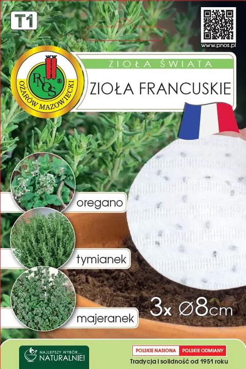 PNOS mieszanka ziół francuskich - oregano, majeranek, tymianek 3x8g Zioła Świata