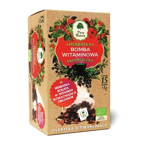 Herbatka Witaminowa Piramidki BIO 15 x 3 g Dary Natury