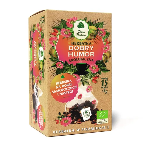 Herbatka Dobry Humor Piramidki BIO 15 x 3 g Dary Natury