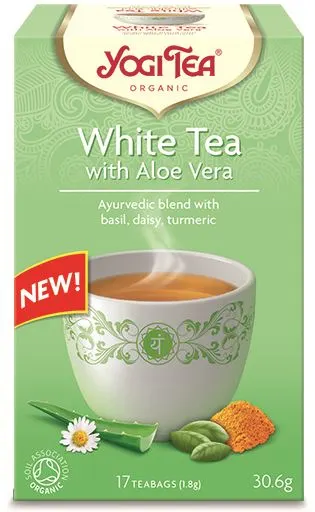 Herbata Biała z Aloesem BIO 17 x 1,8 g Yogi Tea