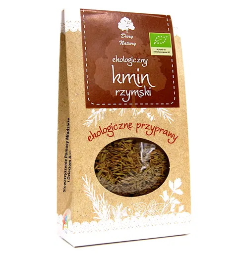 KMIN RZYMSKI CAŁE NASIONA BIO 30 g - DARY NATURY