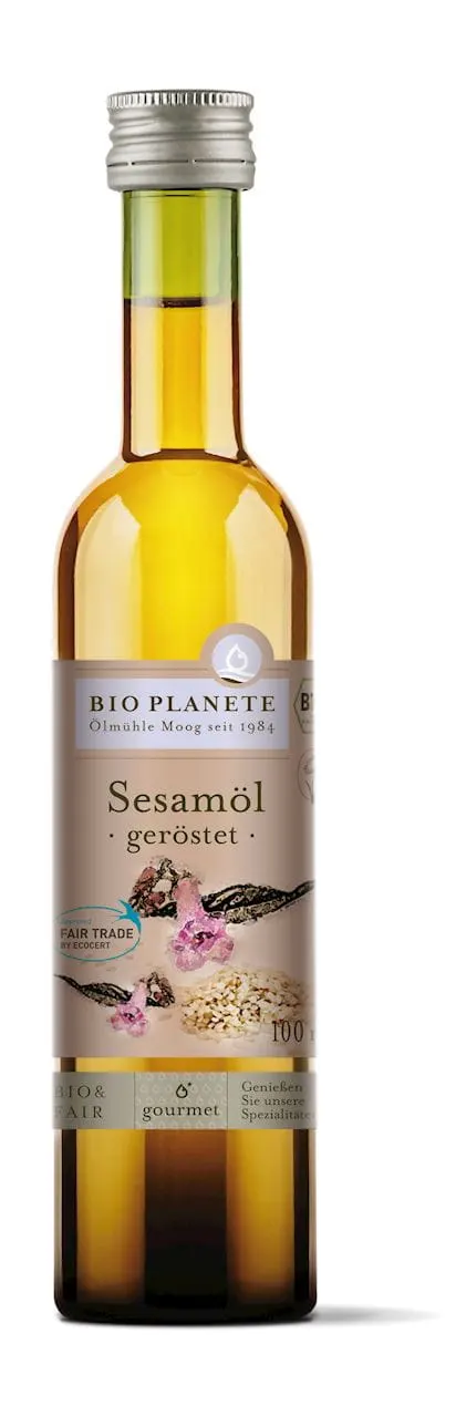 Olej Sezamowy z Prażonych Nasion BIO 100 ml Bio Planete