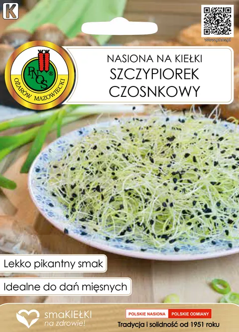 Nasiona na kiełki SZCZYPIOREK CZOSNKOWY 5g
