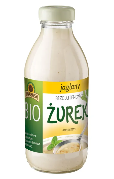 Żurek Jaglany Bezglutenowy Koncentrat BIO 320 ml Kowalewski