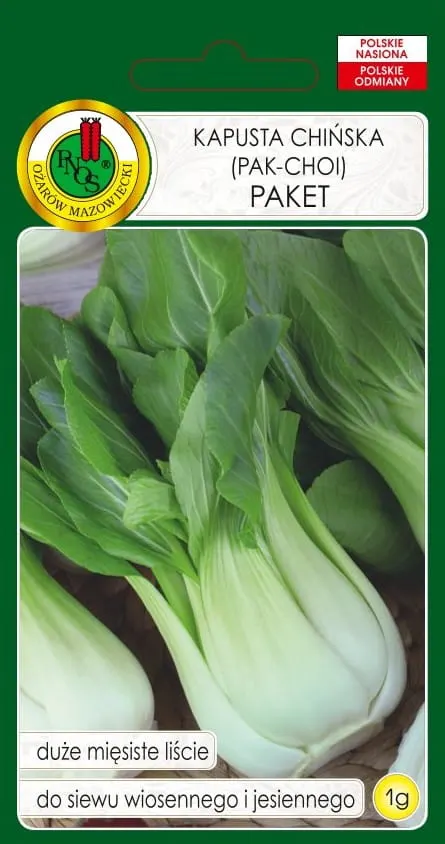 PNOS Kapusta chińska Pak-Choi Paket 1g