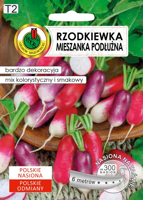 Rzodkiewka podłużna - mieszanka 6m