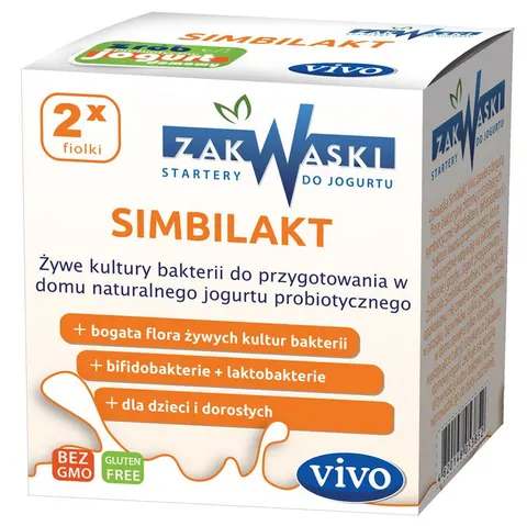 Żywe Kultury Bakterii do Jogurtu Probio 2 szt VIVO