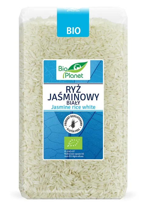 Ryż Jaśminowy Biały Bezglutenowy BIO 1 kg Bio Planet
