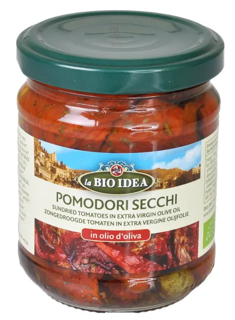 Pomidory Suszone w Oliwie z Oliwek BIO 190 g La Bio Idea