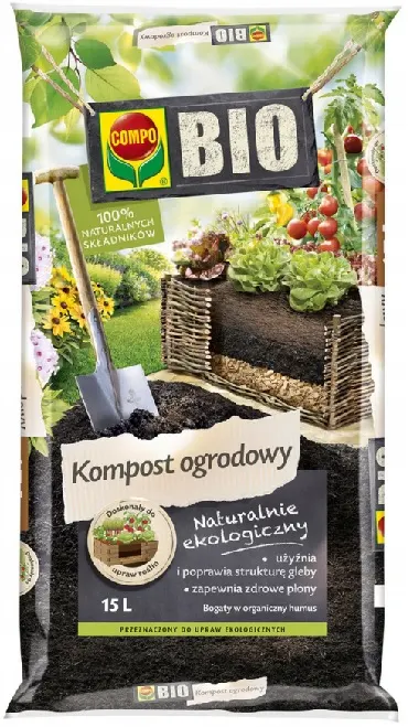 Kompost ogrodowy Compo Bio 15l