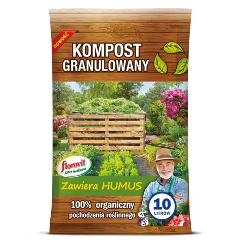 Florovit Kompost granulowany Pro Natura 10l