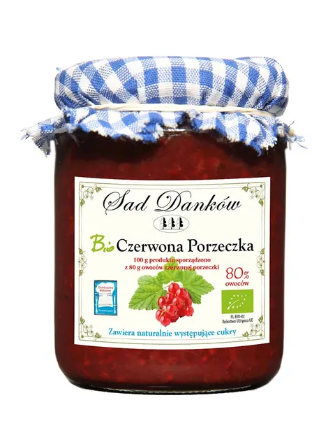 Czerwona Porzeczka 80% BIO 260 g Sad Danków