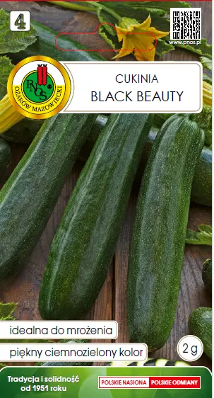 Dynia zwyczajna cukinia Black Beauty 2g