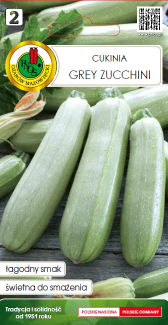 Dynia zwyczajna cukinia Grey Zucchini 2g