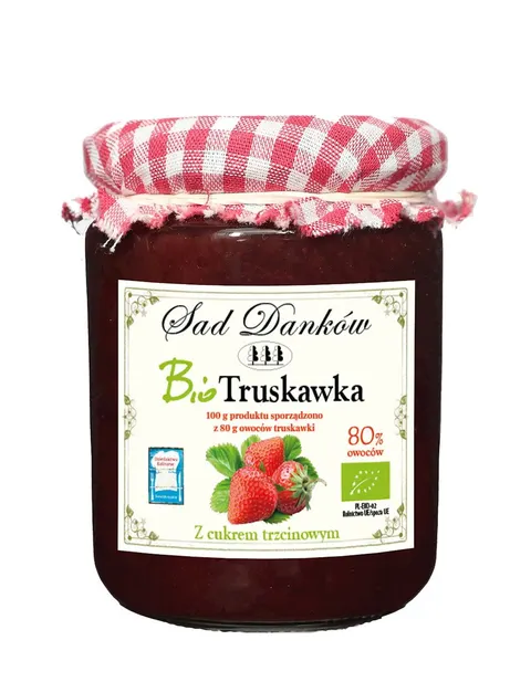 Truskawka 80% BIO 270 g Sad Danków