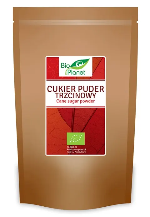 Cukier Puder Trzcinowy BIO 300 g Bio Planet