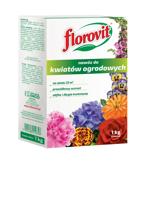 Florovit do kwiatów ogrodowych 1kg karton