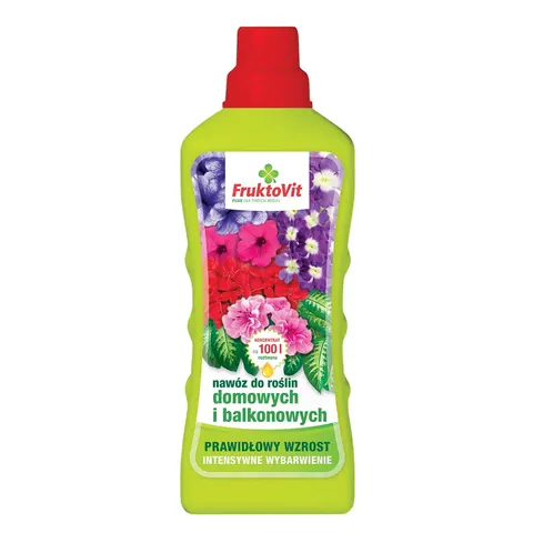 Fruktovit nawóz do roślin domowych i balkonowych płynny butelka 1,1kg