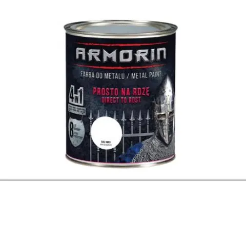 Farba antykorozyjna do metalu ARMORIN 0,7 L biały 9003
