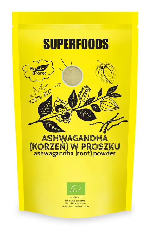 Ashwagandha w Proszku BIO 150 g Bio Planet