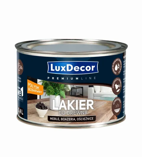 Lakier do drewna Luxdecor połysk 0,4 l