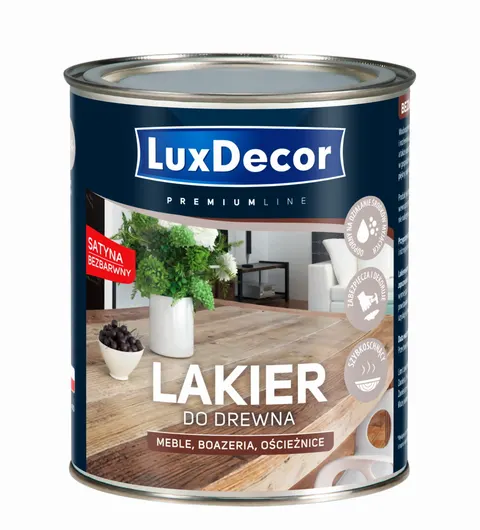 Lakier do drewna Luxdecor satyna 0,75 l