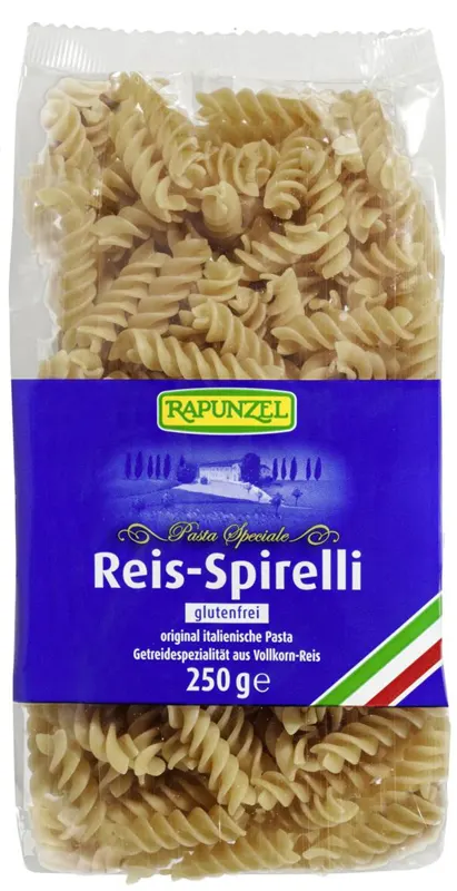 Makaron Ryżowy Razowy Świderki Bezglutenowy BIO 250 g Rapunzel