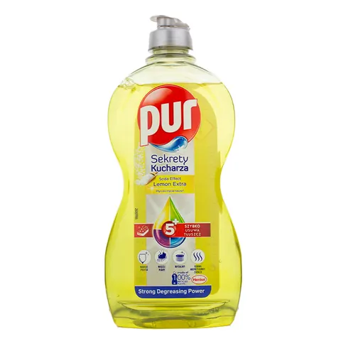 PUR PŁYN DO NACZYŃ 450ML 3xACTION LEMON