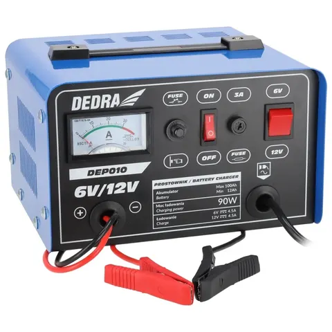 Prostownik 6/12V 12-100Ah DEDRA