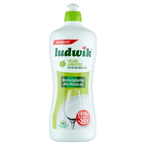 LUDWIK PŁYN DO NACZYŃ 900G ZIELONE JABŁUSZKO