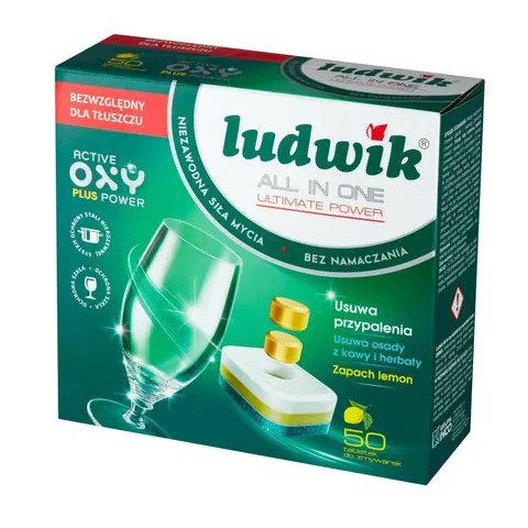LUDWIK TABLETKI DO ZMYWAREK ALL IN ONE ULTIMATE POWER 50 SZT.