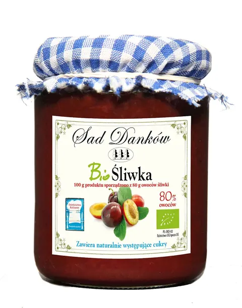 Śliwka 80% BIO 260 g Sad Danków
