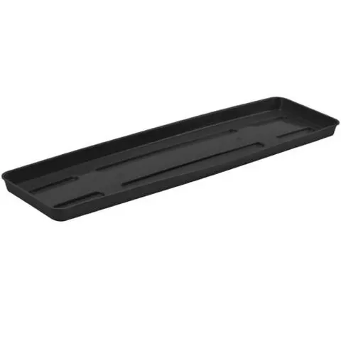 Podstawka doniczki balkonowej rattan 60cm antracyt