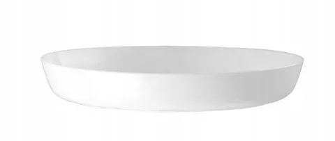 Podstawka pod doniczkę CRISTAL 11 cm do doniczki 12 cm biały