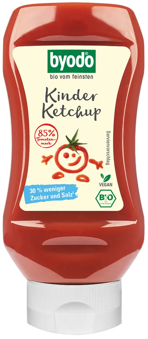 Ketchup dla Dzieci Bezglutenowy BIO 300 ml Byodo