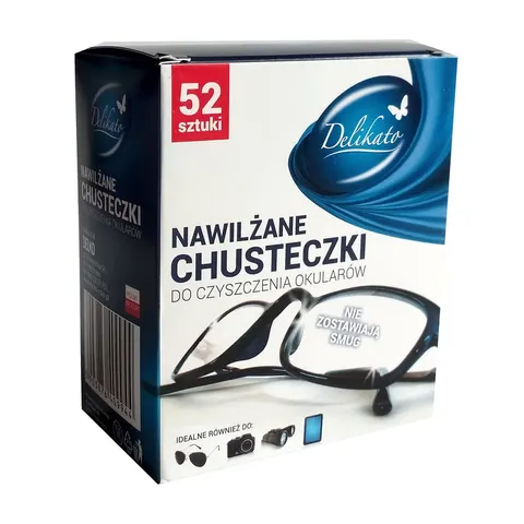 Chusteczki do okularów Delikato a52