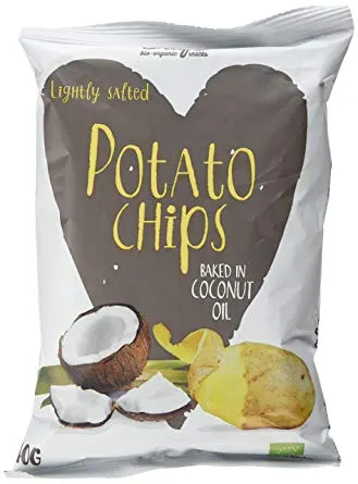 Chipsy Ziemniaczane Smażone na Oleju Kokosowym BIO 100 g Trafo