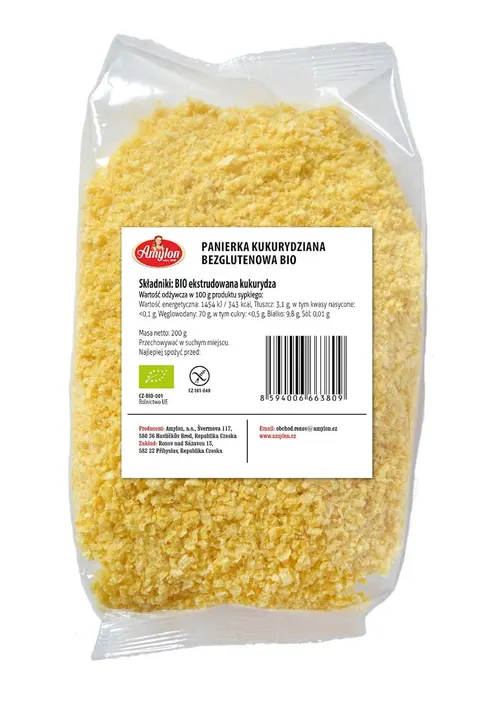 Panierka Kukurydziana Bezglutenowa BIO 200 g Amylon
