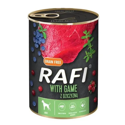 Karma w puszce dla psa RAFI 800g dziczyzna