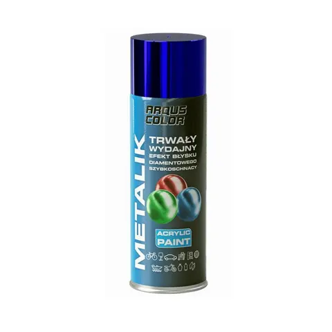 Lakier akrylowy spray 400ml metalik czarny Arqus