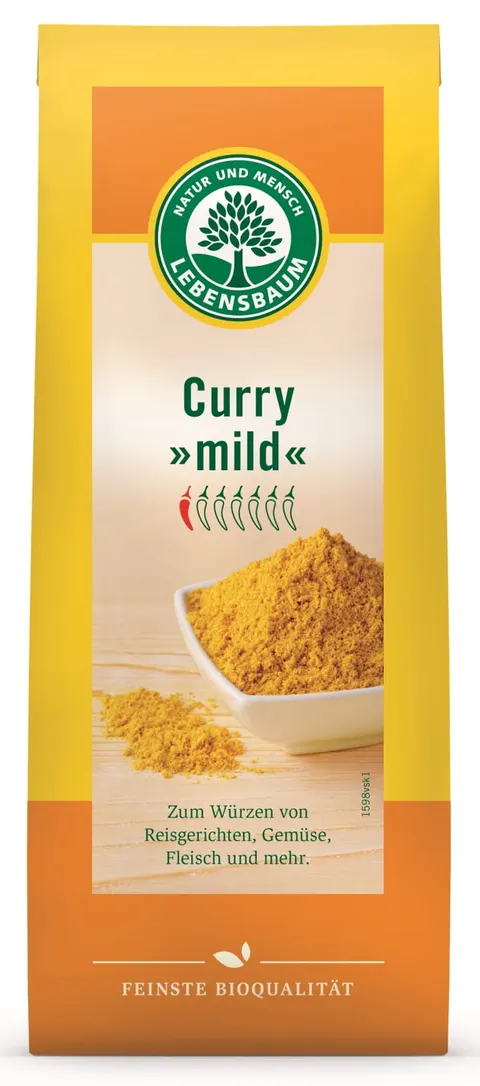 Curry Łagodne BIO 50 g Lebensbaum