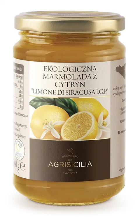 Marmolada z Cytryn BIO 360 g Agrisicilia